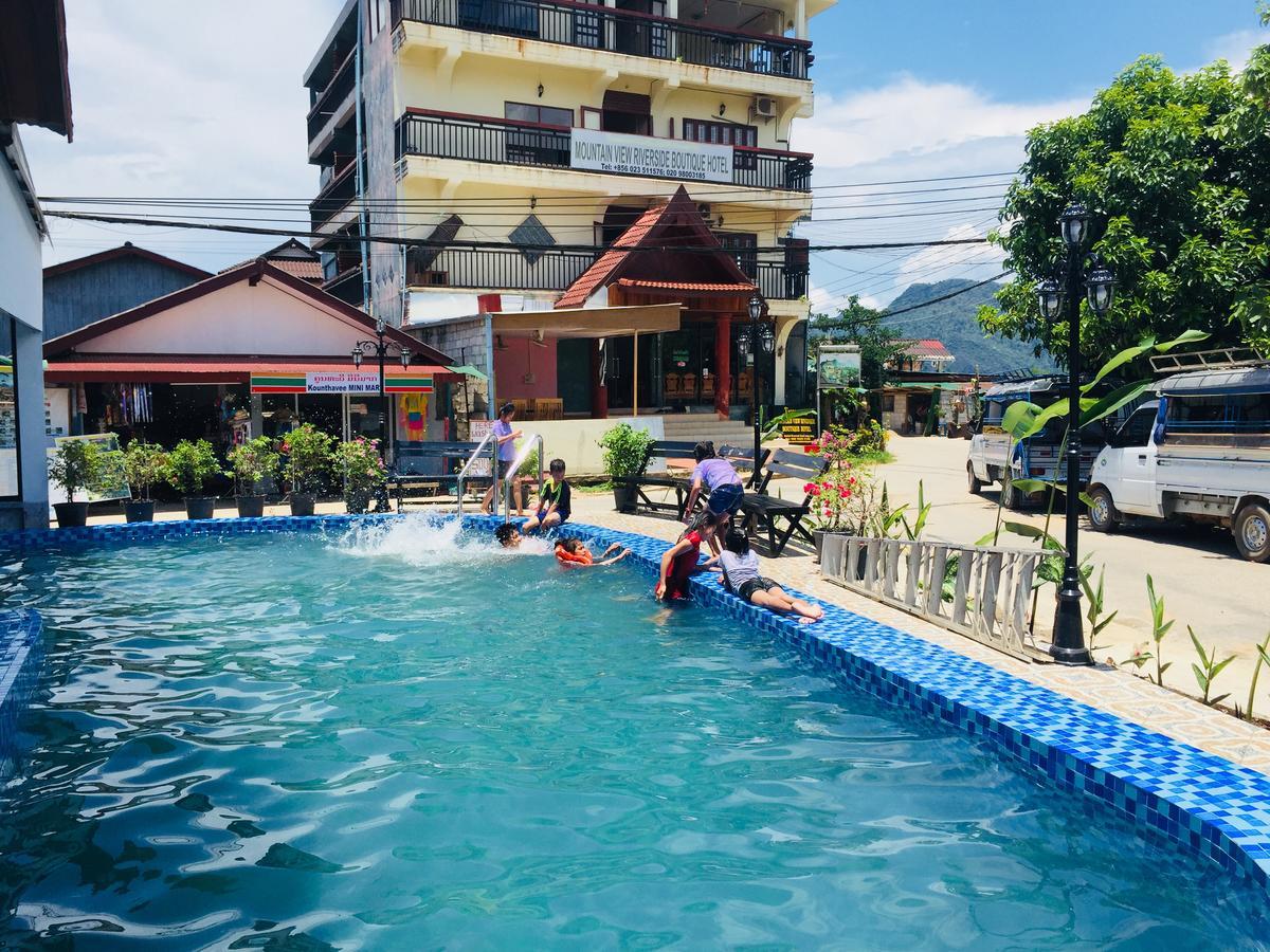 Mountainview Riverside Boutique Hotel Vang Vieng Exterior photo